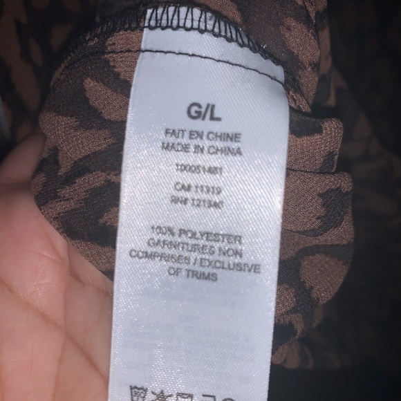 Sheer crop top light long sleeve blouse - Picture 5 of 5